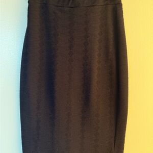 Atmosphere Black Pencil Skirt Knee-length for Work